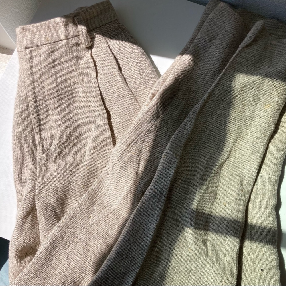 Burlap trousers